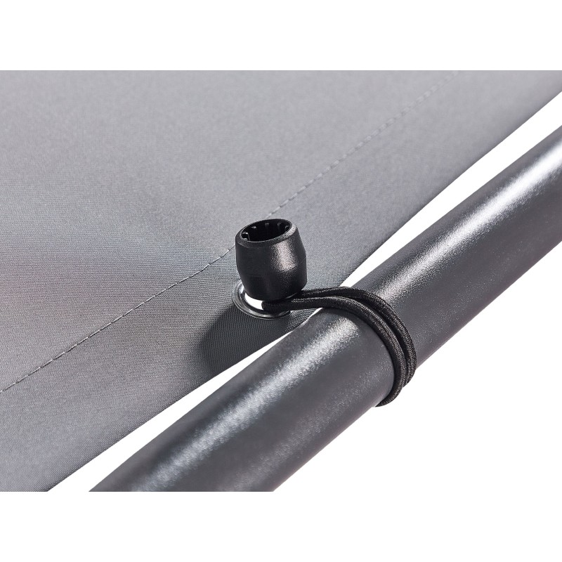 Pawilon ogrodowy AVENTINE Metal 300 cm 300 cm Szary Pawilon ogrodowy AVENTINE Metal 300 cm 300 cm Szary