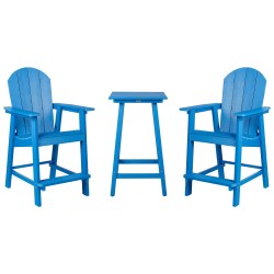 Zestaw mebli balkonowych ADIRONDACK Niebieski