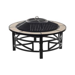 Palenisko ogrodowe z grillem HIERRO Metal Czarny Palenisko ogrodowe z grillem HIERRO Metal Czarny