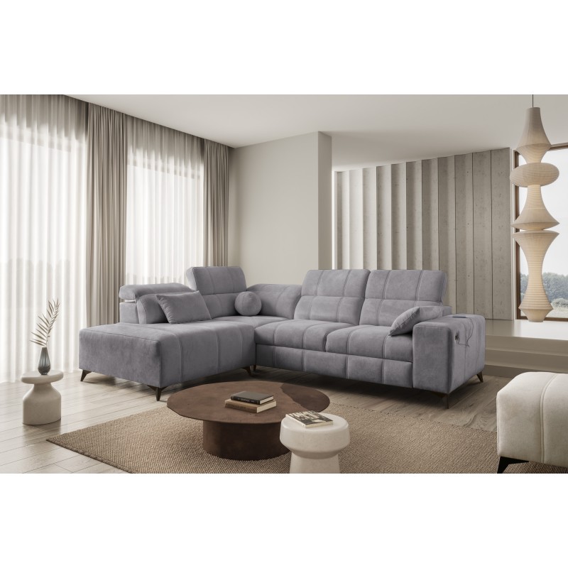 Ballagio VII corner sofa with a sleeping function - luxurious and functional Ballagio VII corner sofa with a sleeping function - luxurious and functional