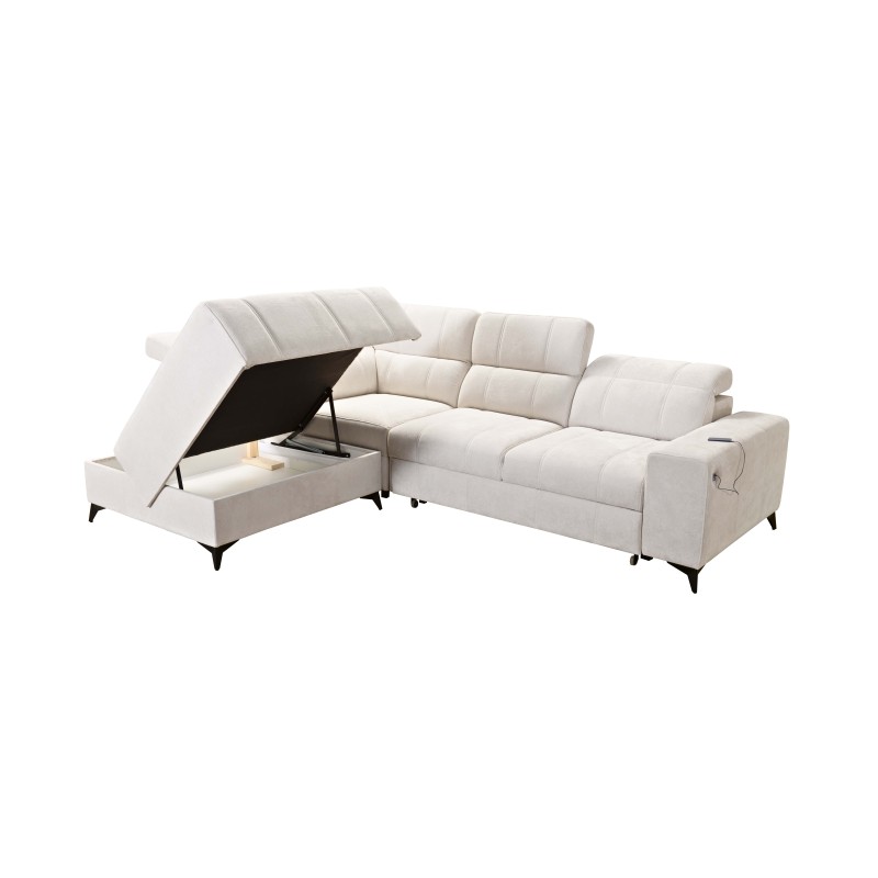 Ballagio VII corner sofa with a sleeping function - luxurious and functional Ballagio VII corner sofa with a sleeping function - luxurious and functional