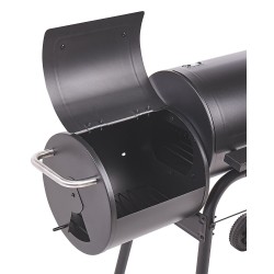 Grill węglowy KATLA Z wędzarnią Metal Czarny Grill węglowy KATLA Z wędzarnią Metal Czarny