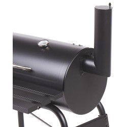 Grill węglowy KATLA Z wędzarnią Metal Czarny Grill węglowy KATLA Z wędzarnią Metal Czarny