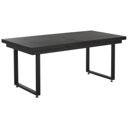 Zestaw ogrodowy dla 6 osób VALCANETTO/TAVIANO Metal Czarny Zestaw ogrodowy dla 6 osób VALCANETTO/TAVIANO Metal Czarny
