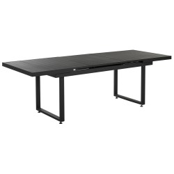 Zestaw ogrodowy dla 6 osób VALCANETTO/TAVIANO Metal Czarny Zestaw ogrodowy dla 6 osób VALCANETTO/TAVIANO Metal Czarny