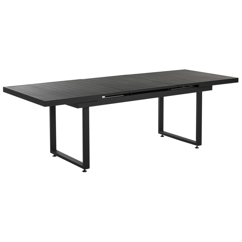 Zestaw ogrodowy dla 6 osób VALCANETTO/TAVIANO Metal Czarny Zestaw ogrodowy dla 6 osób VALCANETTO/TAVIANO Metal Czarny