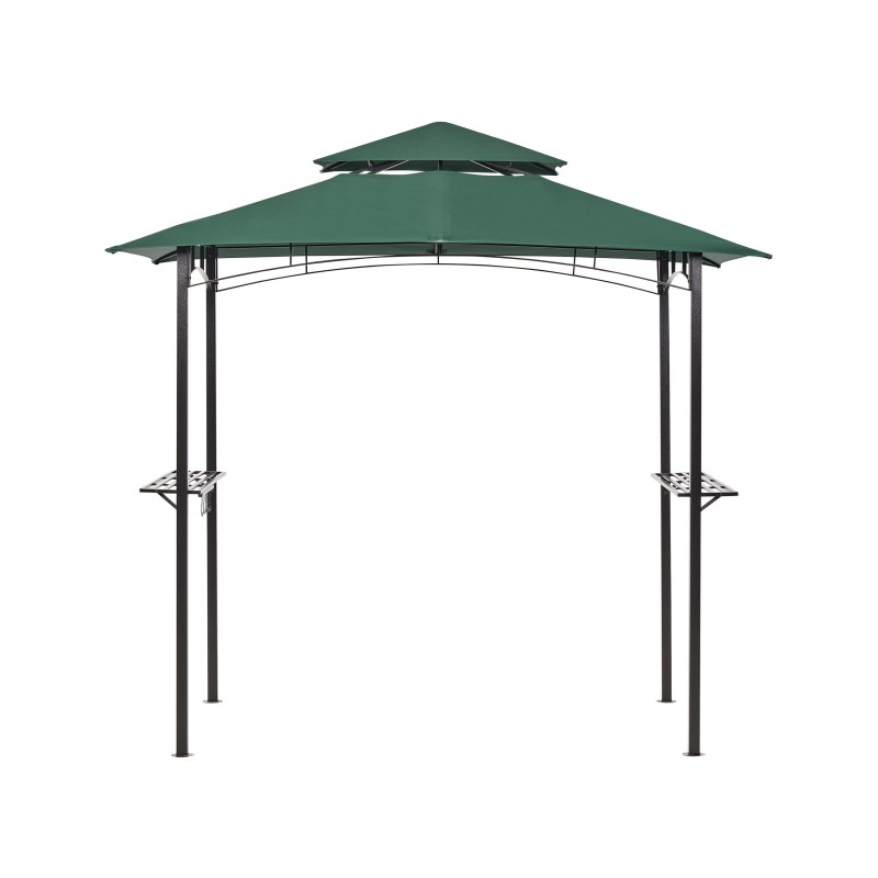 Pawilon ogrodowy NARO Metal 240 cm 148 cm Ciemnozielony Pawilon ogrodowy NARO Metal 240 cm 148 cm Ciemnozielony