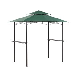 Pawilon ogrodowy NARO Metal 240 cm 148 cm Ciemnozielony Pawilon ogrodowy NARO Metal 240 cm 148 cm Ciemnozielony