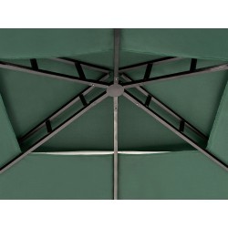 Pawilon ogrodowy NARO Metal 240 cm 148 cm Ciemnozielony Pawilon ogrodowy NARO Metal 240 cm 148 cm Ciemnozielony