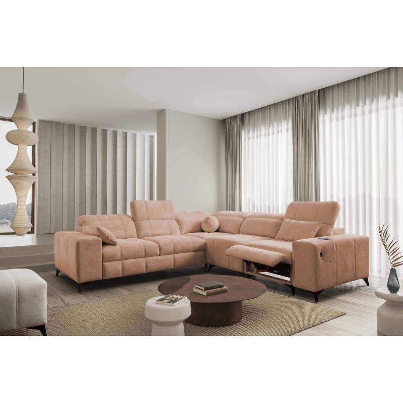 Narożnik ballagio III Mix z funkcją spania oraz funkcją relax tkanina Spring 1112 Narożnik ballagio III Mix z funkcją spania oraz funkcją relax tkanina Spring 1112