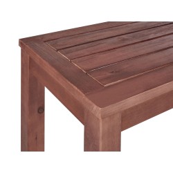 Zestaw ogrodowy z ławkami dla 6 osób TUSCANIA Drewno eukaliptusowe Ciemnobrązowy Zestaw ogrodowy z ławkami dla 6 osób TUSCANIA Drewno eukaliptusowe Ciemnobrązowy
