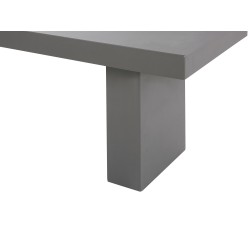 Zestaw ogrodowy z ławkami i stołkami dla 6 osób TARANTO Beton Szary Zestaw ogrodowy z ławkami i stołkami dla 6 osób TARANTO Beton Szary