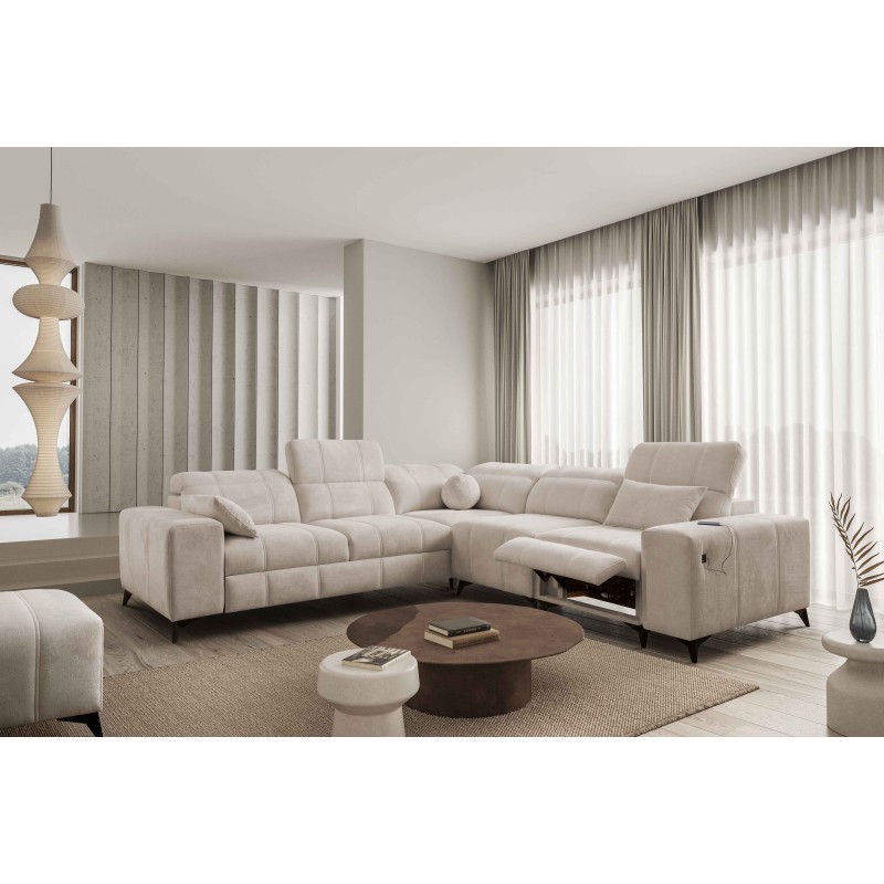 Narożnik ballagio III Mix z funkcją spania oraz funkcją relax tkanina Spring 1108 Narożnik ballagio III Mix z funkcją spania oraz funkcją relax tkanina Spring 1108