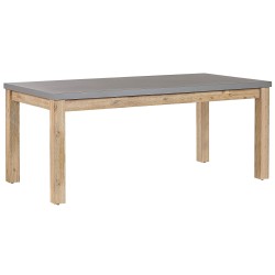Stół ogrodowy OSTUNI 180 cm 90 cm Beton Szary
