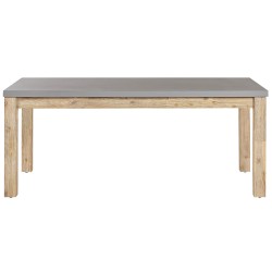 Stół ogrodowy OSTUNI 180 cm 90 cm Beton Szary Stół ogrodowy OSTUNI 180 cm 90 cm Beton Szary