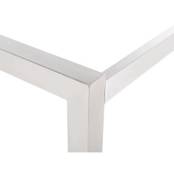Stół ogrodowy GROSSETO 220 cm 100 cm Polerowany Granit Szary Stół ogrodowy GROSSETO 220 cm 100 cm Polerowany Granit Szary