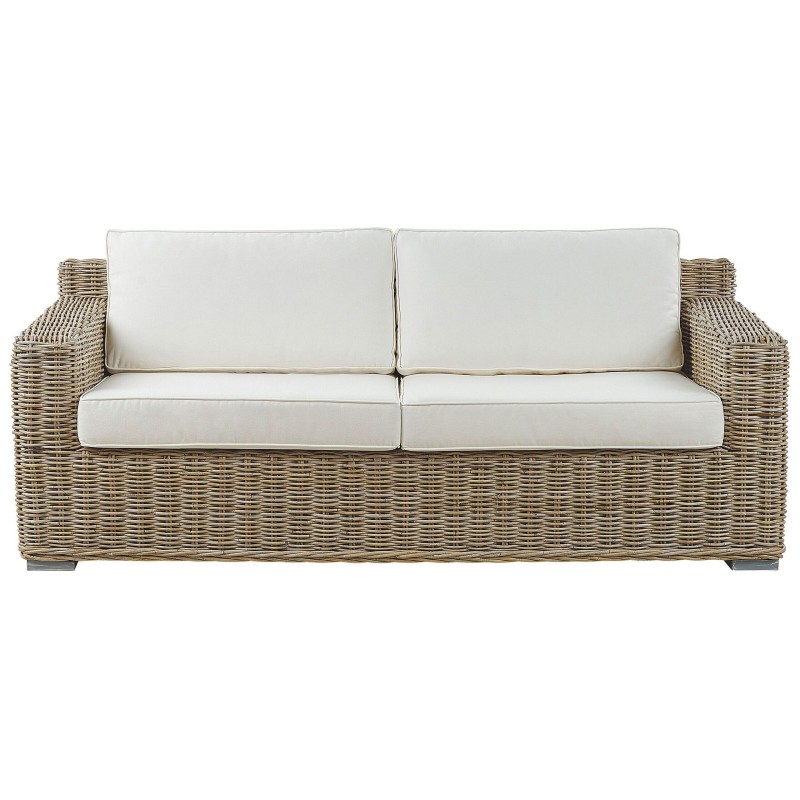 Sofa ogrodowa rattanowa naturalna ARDEA Sofa ogrodowa rattanowa naturalna ARDEA