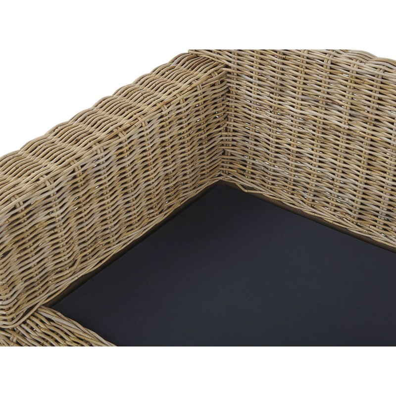 Sofa ogrodowa rattanowa naturalna ARDEA Sofa ogrodowa rattanowa naturalna ARDEA