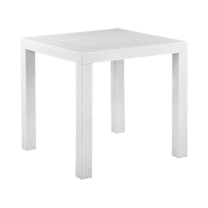 Stolik bistro FOSSANO 80 cm 80 cm Biały Stolik bistro FOSSANO 80 cm 80 cm Biały