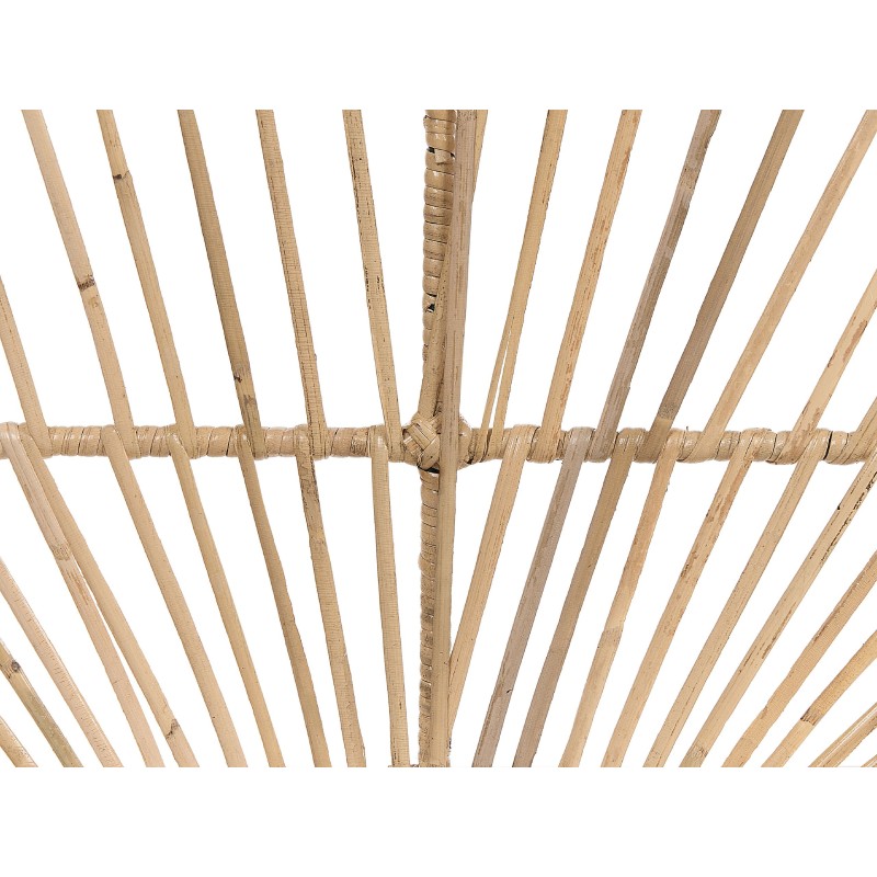 Stolik ogrodowy rattanowy 67 x 67 cm naturalny CESENATICO Stolik ogrodowy rattanowy 67 x 67 cm naturalny CESENATICO