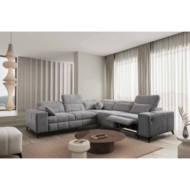 Narożnik ballagio III Mix z funkcją spania oraz funkcją relax tkanina Spring 1102 Narożnik ballagio III Mix z funkcją spania oraz funkcją relax tkanina Spring 1102