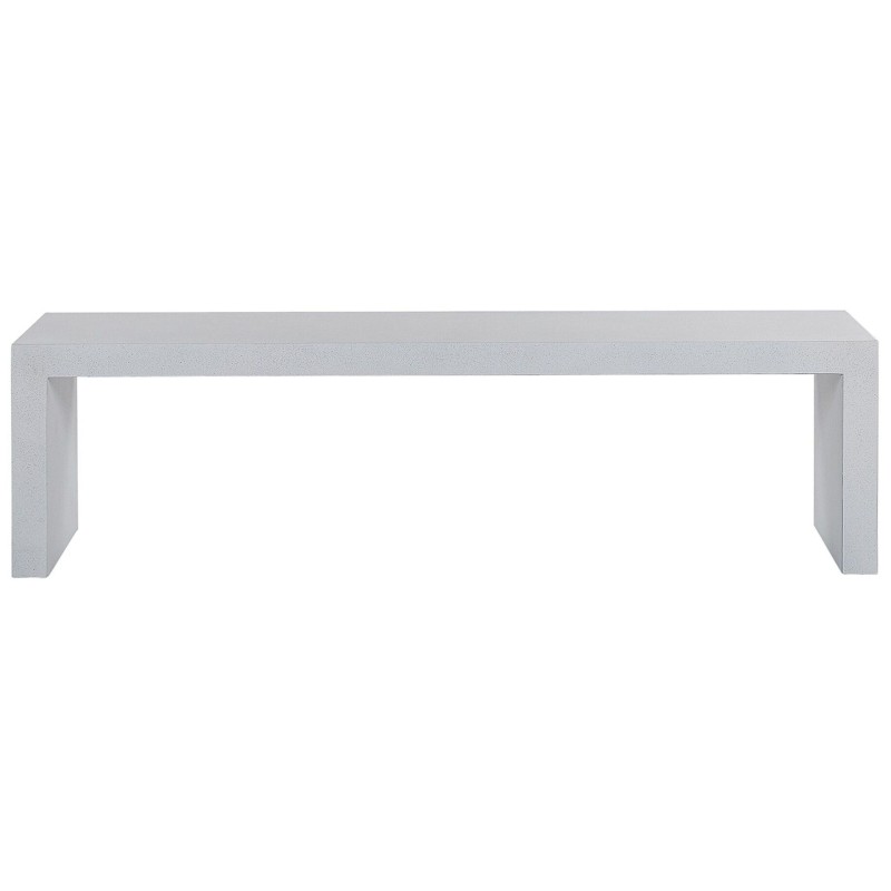 Ławka ogrodowa TARANTO 150 cm Beton Biały Ławka ogrodowa TARANTO 150 cm Beton Biały