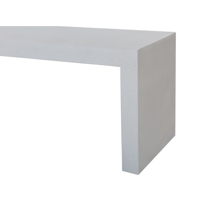 Ławka ogrodowa TARANTO 150 cm Beton Biały Ławka ogrodowa TARANTO 150 cm Beton Biały