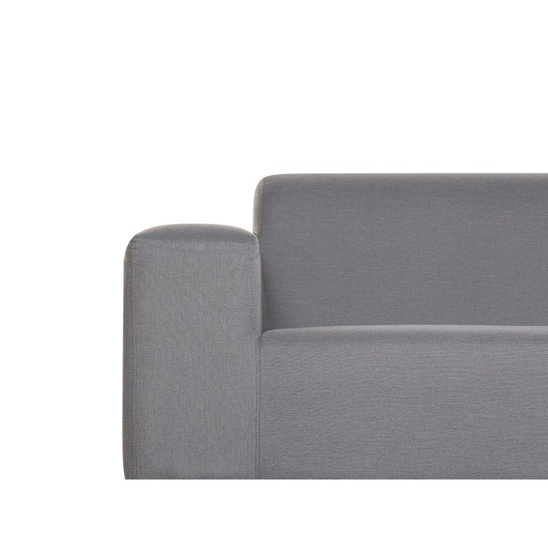 Sofa ogrodowa szara z czarnym ROVIGO Sofa ogrodowa szara z czarnym ROVIGO