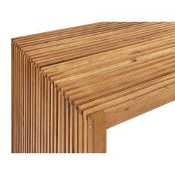 Stół ogrodowy SULZANO 90 cm 180 cm Drewno akacjowe Brązowy Stół ogrodowy SULZANO 90 cm 180 cm Drewno akacjowe Brązowy