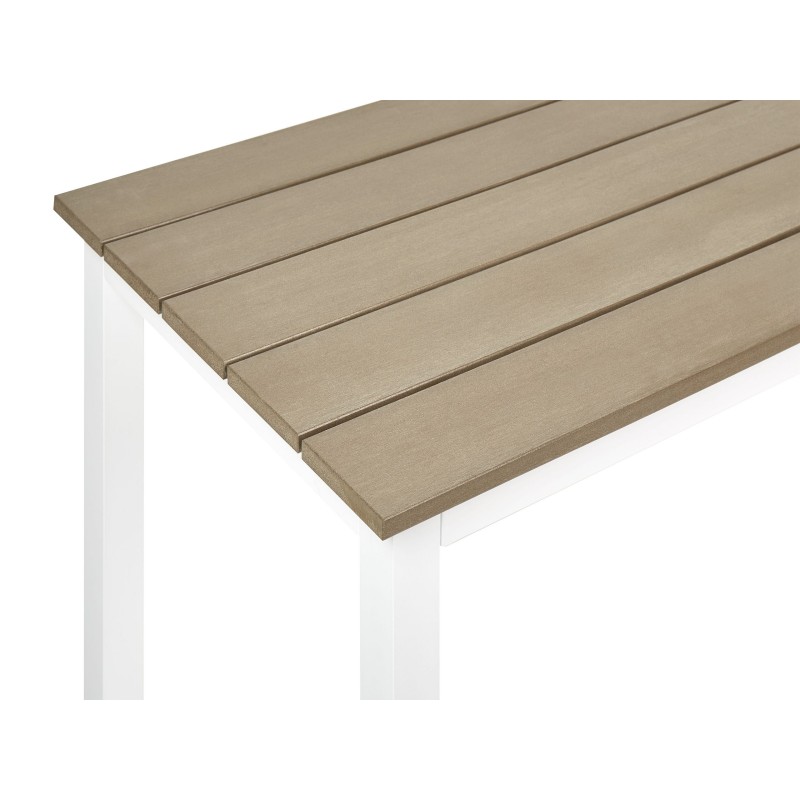 Stół ogrodowy MESSINA 96 cm 52 cm Biały Stół ogrodowy MESSINA 96 cm 52 cm Biały