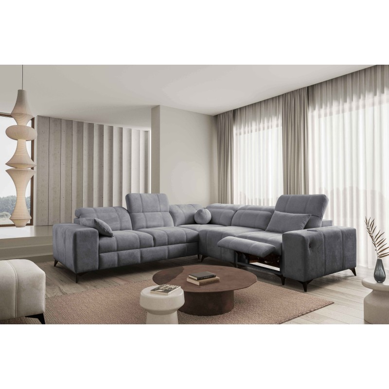 Narożnik ballagio III Mix z funkcją spania oraz funkcją relax tkanina Spring 1101 Narożnik ballagio III Mix z funkcją spania oraz funkcją relax tkanina Spring 1101