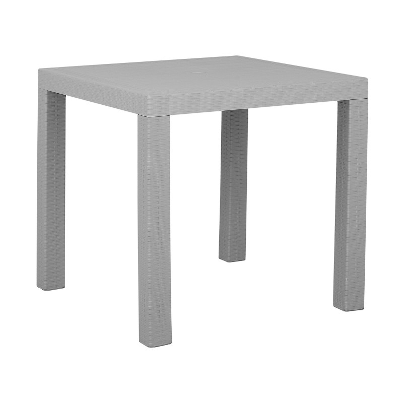 Stół ogrodowy FOSSANO 80 cm 80 cm Jasnoszary Stół ogrodowy FOSSANO 80 cm 80 cm Jasnoszary