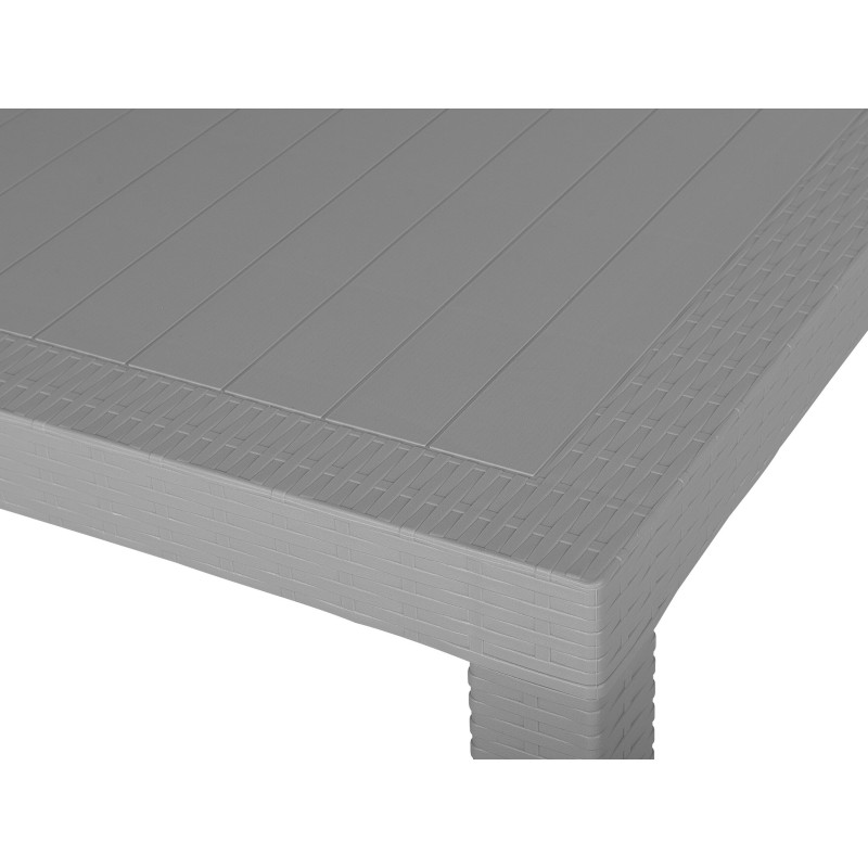 Stół ogrodowy FOSSANO 80 cm 80 cm Jasnoszary Stół ogrodowy FOSSANO 80 cm 80 cm Jasnoszary