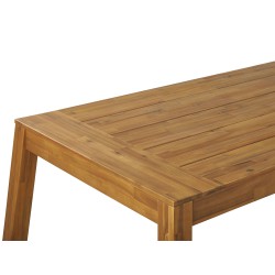 Stół ogrodowy LIVORNO 210 cm 90 cm Drewno akacjowe Brązowy Stół ogrodowy LIVORNO 210 cm 90 cm Drewno akacjowe Brązowy