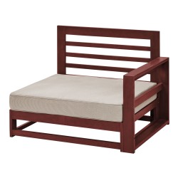 Sofa ogrodowa drewniana 2-osobowa mahoniowy brąz TIMOR II Sofa ogrodowa drewniana 2-osobowa mahoniowy brąz TIMOR II