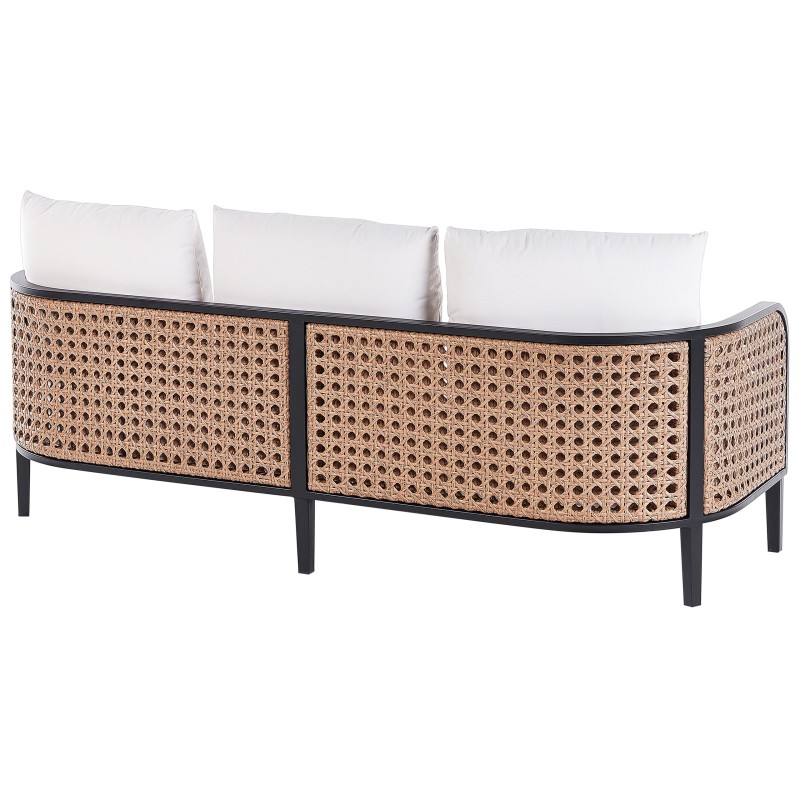 Sofa ogrodowa 3-osobowa złamana biel MONTEFALCO Sofa ogrodowa 3-osobowa złamana biel MONTEFALCO