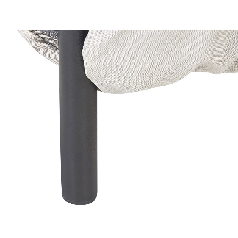 Sofa ogrodowa 2-osobowa jasnoszara ESPERIA Sofa ogrodowa 2-osobowa jasnoszara ESPERIA