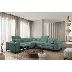 Ballagio III Mix corner sofa with sleeping and relaxation function | Highest quality weave, Spring 1116