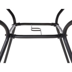 Stolik bistro LIVO 80 cm 80 cm Szkło Czarny Stolik bistro LIVO 80 cm 80 cm Szkło Czarny
