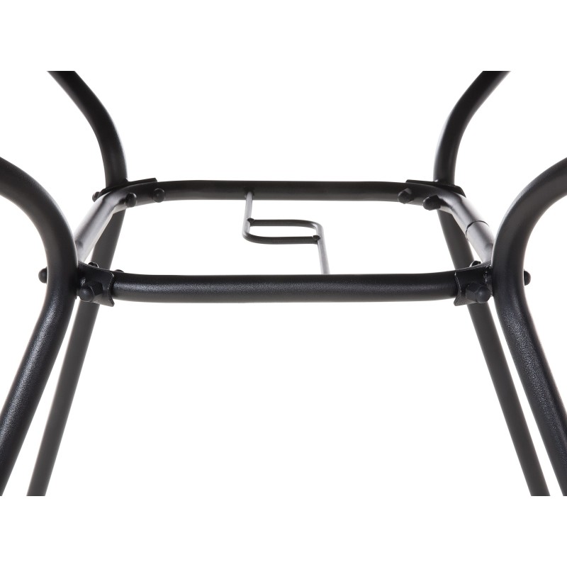 Stolik bistro LIVO 80 cm 80 cm Szkło Czarny Stolik bistro LIVO 80 cm 80 cm Szkło Czarny