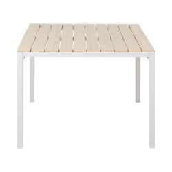 Stół ogrodowy PRATO 95 cm 95 cm Beżowy Stół ogrodowy PRATO 95 cm 95 cm Beżowy