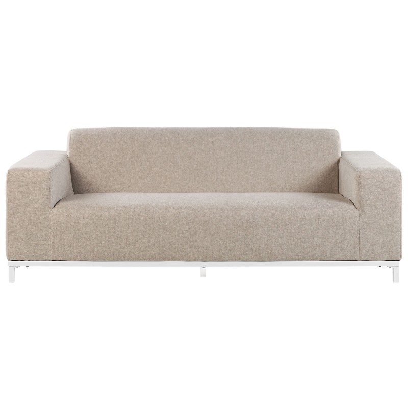 Sofa ogrodowa beżowa z białym ROVIGO Sofa ogrodowa beżowa z białym ROVIGO