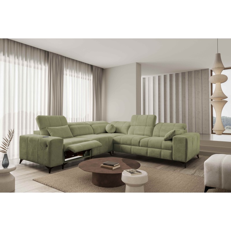 Narożnik ballagio III Mix z funkcją spania oraz funkcją relax tkanina Spring 1115 Narożnik ballagio III Mix z funkcją spania oraz funkcją relax tkanina Spring 1115