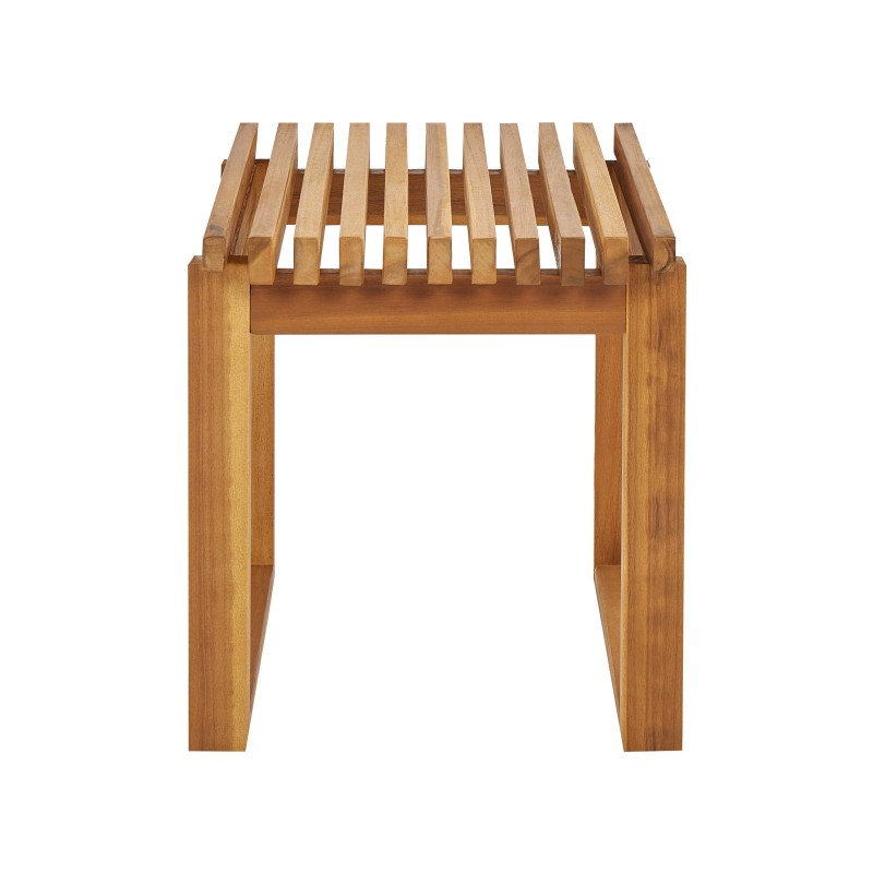 Stolik ogrodowy BELLANO 35 cm 40 cm Drewno akacjowe Brązowy Stolik ogrodowy BELLANO 35 cm 40 cm Drewno akacjowe Brązowy