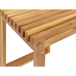 Stolik ogrodowy BELLANO 35 cm 40 cm Drewno akacjowe Brązowy Stolik ogrodowy BELLANO 35 cm 40 cm Drewno akacjowe Brązowy