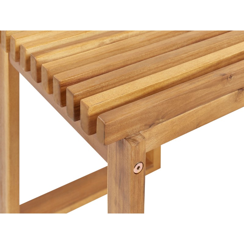 Stolik ogrodowy BELLANO 35 cm 40 cm Drewno akacjowe Brązowy Stolik ogrodowy BELLANO 35 cm 40 cm Drewno akacjowe Brązowy
