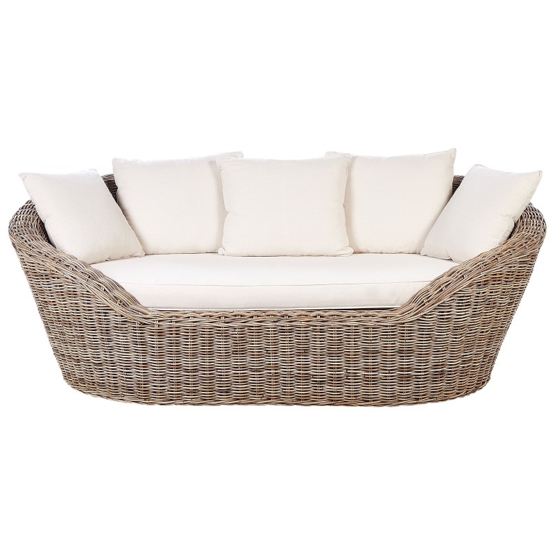 Łóżko ogrodowe CAVO Rattan Naturalny Łóżko ogrodowe CAVO Rattan Naturalny