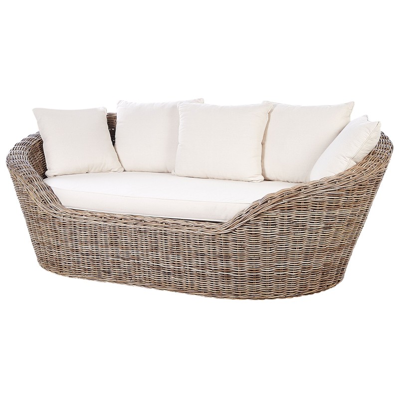 Łóżko ogrodowe CAVO Rattan Naturalny Łóżko ogrodowe CAVO Rattan Naturalny