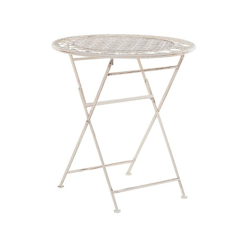 Stolik bistro TRIESTE 70 cm 70 cm Metal Jasnobeżowy Stolik bistro TRIESTE 70 cm 70 cm Metal Jasnobeżowy