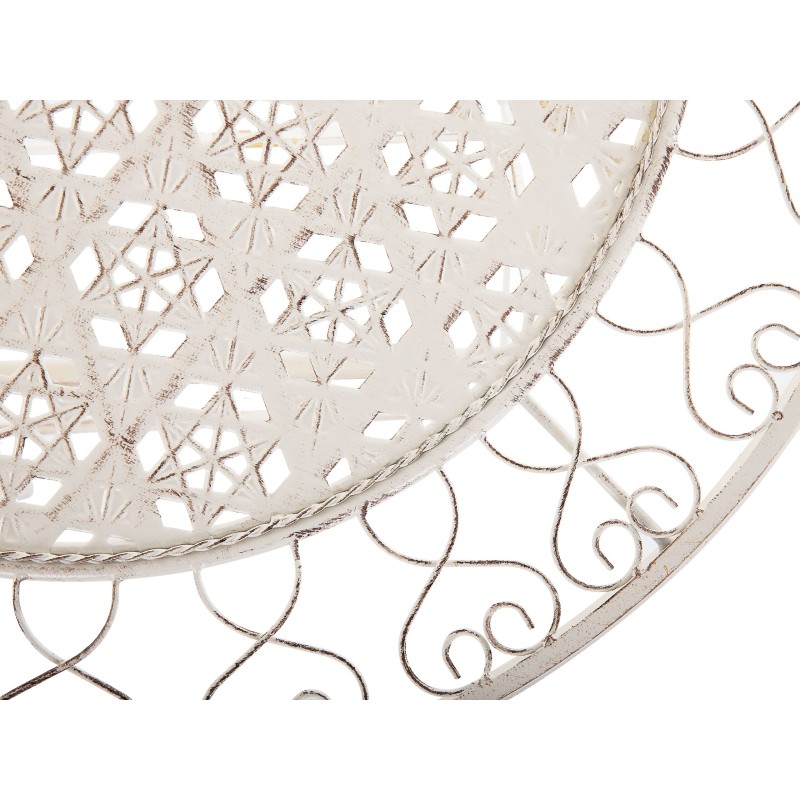 Stolik bistro TRIESTE 70 cm 70 cm Metal Jasnobeżowy Stolik bistro TRIESTE 70 cm 70 cm Metal Jasnobeżowy